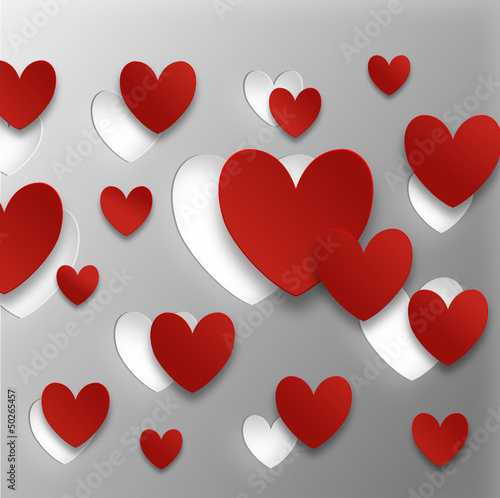 Vector: Valentine Day Hearts background Valentine Day Hearts background