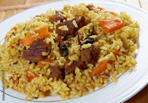 Photo: Traditional oriental pilaf Traditional oriental pilaf