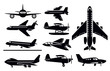 Vector: planes icon planes icon