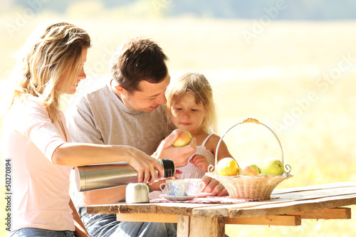 Photo: Family at picnic Family at picnic