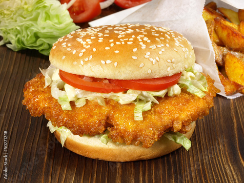 Photo: Chicken Burger Chicken Burger