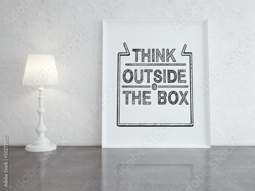 Illustration: frame in room frame in room