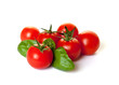 Tomaten mit Basilikum Freisteller II