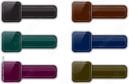 Vector: Glossy buttons Glossy buttons