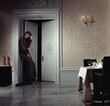 Alluring woman posing in antique place.