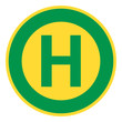 Bushaltestelle - Symbol