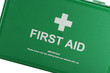 Photo: green first aid box green first aid box