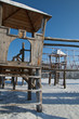 Foto: Spielplatz im Schnee Spielplatz im Schnee