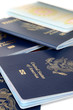 Closed and opened passports