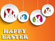 Happy Easter Rabbit Bunny On O...