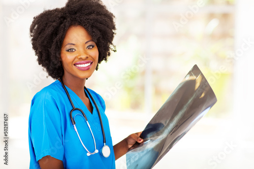 Photo: beautiful african medical worker beautiful african medical worker