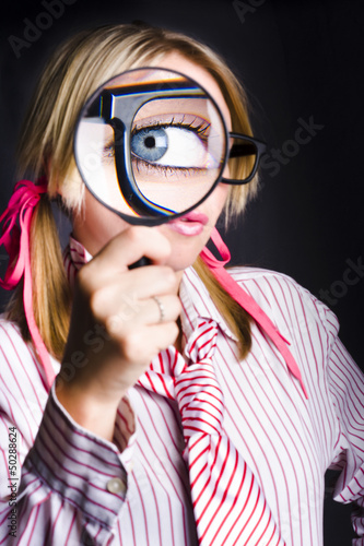 Photo: Inquisitive Nerd Searching for Information Inquisitive Nerd Searching for Information