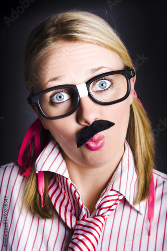 Photo: Funny Business Nerd With Innovative Breakthrough Funny Business Nerd With Innovative Breakthrough
