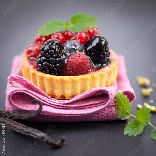 Photo: Kleiner Kuchen mit Beeren Kleiner Kuchen mit Beeren