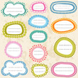 colorful labels