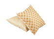 Luxury cushions on white background
