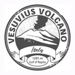 Grunge stamp with words Vesuvius, Italy, vector illustration