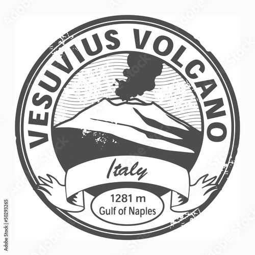 Vector: Grunge stamp with words Vesuvius, Italy, vector illustration Grunge stamp with words Vesuvius, Italy, vector illustration