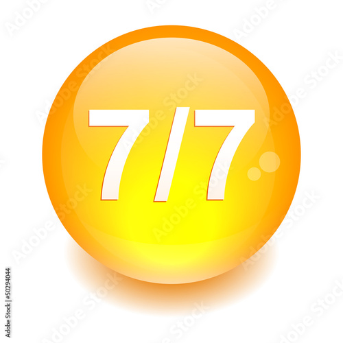 Vector: bouton sphere internet seven through seven orange bouton sphere internet seven through seven orange