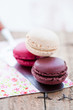 Macaroon and server