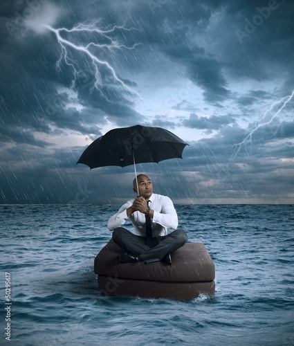 Photo: Business storm Business storm