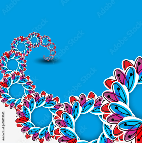 Vector: vector floral design element background. vector floral design element background.