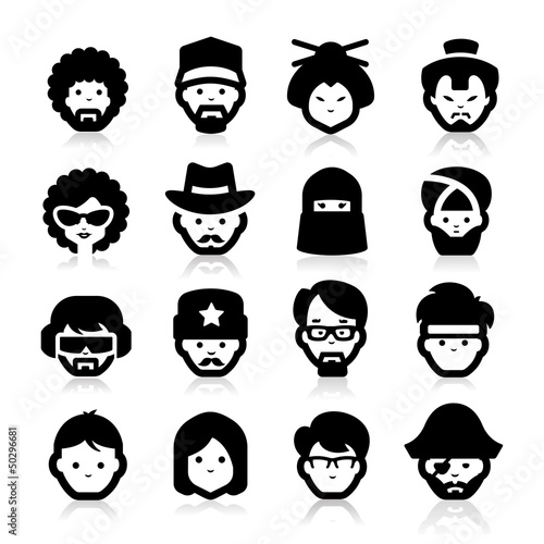 Vector: People Icons two People Icons two