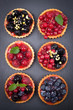 Kleine Obstkuchen