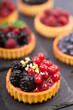 Kleine Obstkuchen