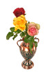 Three roses  in vase