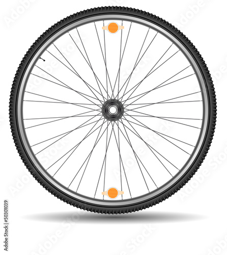 Vector: Wheel of bicycle Wheel of bicycle