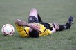 blessure du joueur au football