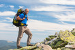 Foto: Hiking in Carpathian mountains Hiking in Carpathian mountains