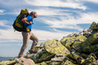 Foto: Hiking in Carpathian mountains Hiking in Carpathian mountains