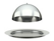 dining silver cloche platter