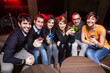 Group of Friends in a Night Club