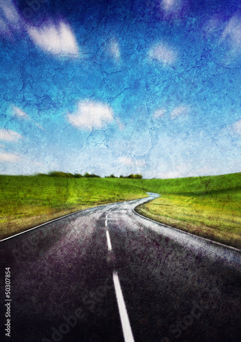 Photo: grunge road grunge road