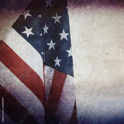 Photo: grunge american flag grunge american flag