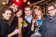 Group of Friends in a Night Club