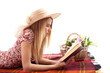 ragazza a primavera