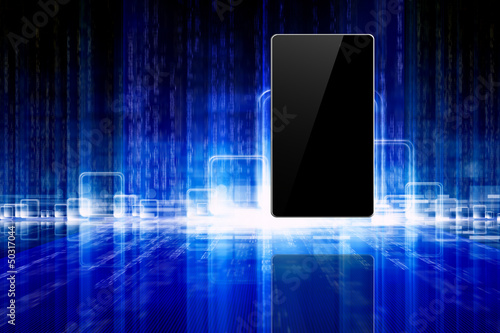 Illustration: Abstract tablet, smartphone Abstract tablet, smartphone