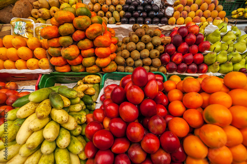 Photo: Exotic Fruits in a Market Exotic Fruits in a Market