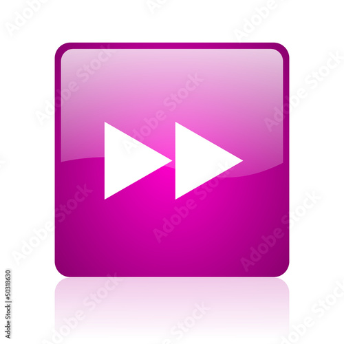 Illustration: scroll violet square web glossy icon scroll violet square web glossy icon