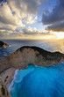 Sunset in the " Shipwreek beach" (Zakynthos,Greece)