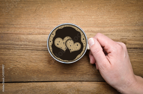 Photo: Kaffee Herzen Kaffee Herzen