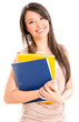 Happy female student