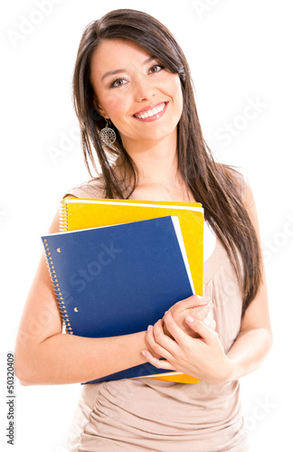 Photo: Happy female student Happy female student