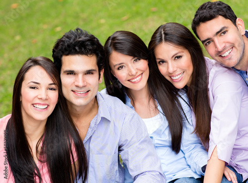 Photo: Casual group of friends Casual group of friends