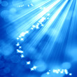 Blue light background