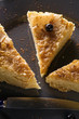 drei Kuchenstücke